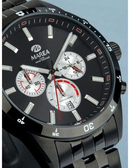Reloj para Hombre Cronógrafo Acero Negro - Marea 36198/3