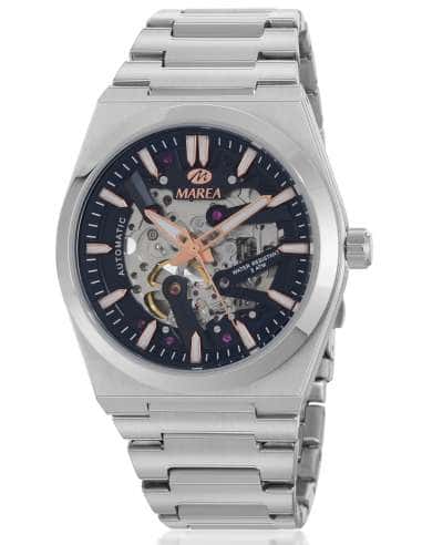 Reloj para Hombre Automático de Acero con Esfera Skeleton - Marea B54274/2