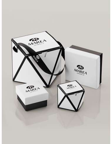 Collar para Hombre de Acero Cruz - Marea C00107/59