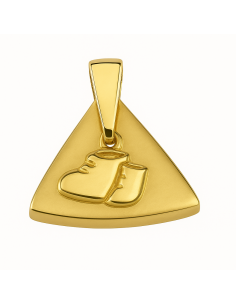 Colgante en Oro con Patucos de Bebé - Oro Amarillo 18K