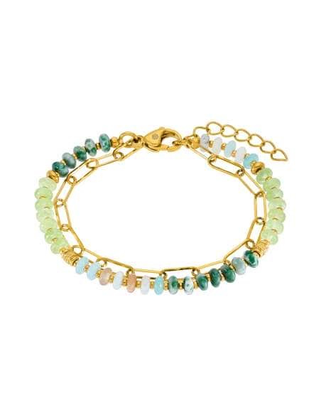 Pulsera para Mujer de Acero Jaspe Verde - Marea C02403/AW