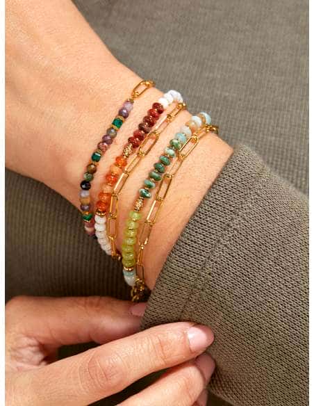 Pulsera para Mujer de Acero Jaspe Verde - Marea C02403/AW