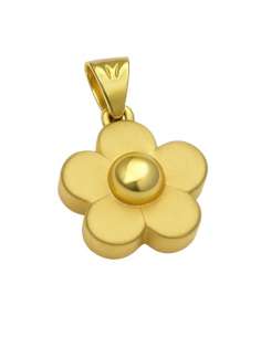 Colgante en oro Forma de Flor - Oro Amarillo 18K