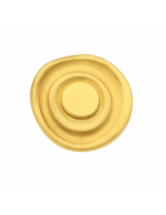 Colgante en Oro Amarillo Redondo con Diseño de Círculos Concéntricos -  Oro Amarillo 18K