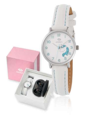 Pack Reloj y Complementos para Niña Unicornio con Auriculares Bluetooth Negros - Marea B41304/4