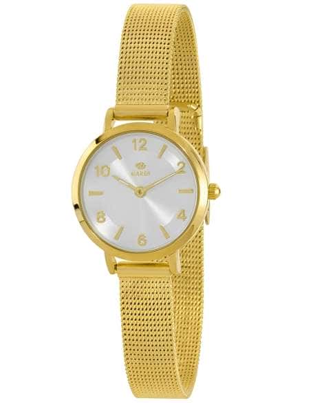 Reloj para Niña esfera plateada y Pulsera ip Dorado - Marea B41403/7