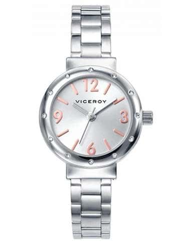 Reloj para Niña Esfera Blanca e Índices Rosados - Viceroy 40880-05