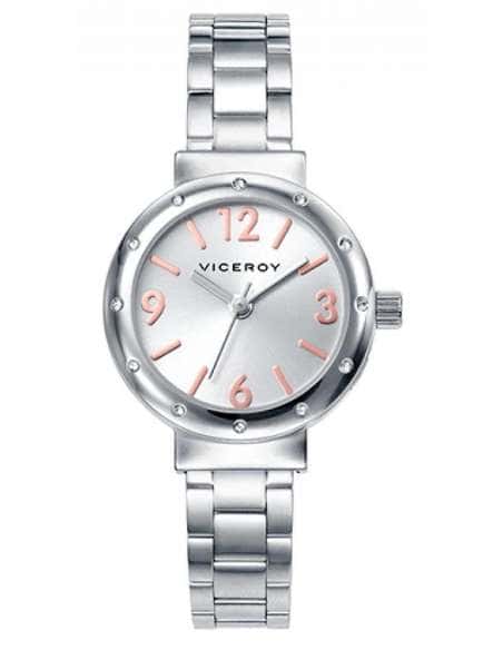 Reloj para Niña Esfera Blanca e Índices Rosados - Viceroy 40880-05