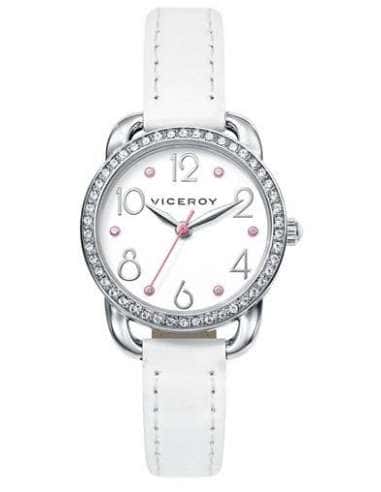 Reloj para Niña  con Correa Blanca y Circonitas - Viceroy 461024-05