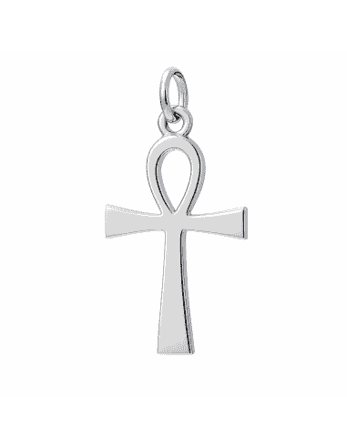 Colgante Cruz de la Vida en Plata de Ley - Plata 925