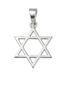 Colgante Estrella de David en Plata de Ley - Plata 925