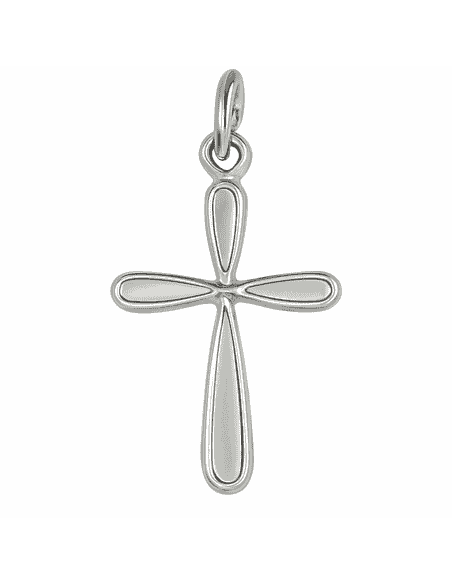 Colgante Cruz Moderna de Plata de Ley – Plata 925