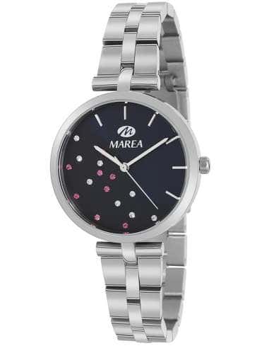 Reloj para Mujer Esfera Azul Oscuro con Pedrería - Marea B54223/3