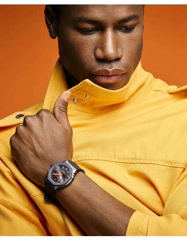Reloj para Hombre con Correa de Silicona Negra y Esfera Negra con Detalles en Rojo - Viceroy 41131-57