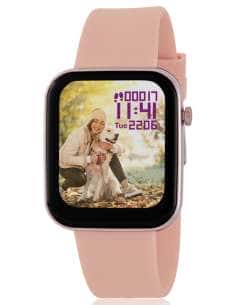 Reloj para Mujer Smartwatch Cuadrada y Correa Rosa - Marea B57009/3