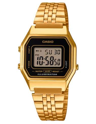 Reloj para Mujer colección vintage Mini Dorado y Negro - Casio LA680WEGA-1ER