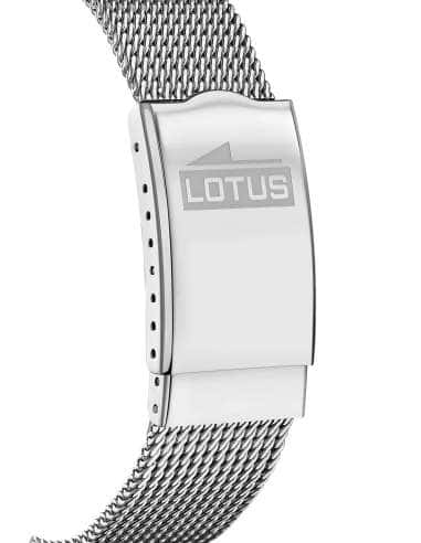 Reloj para Hombre en Acero con Correa Mesh y Esfera Plateada - Lotus 18631/1