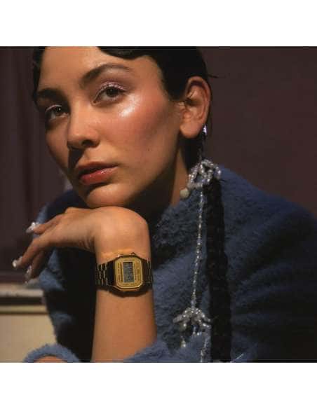 Reloj Unisex Dorado Vintage - Casio A168WG-9EF