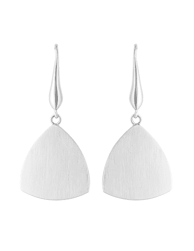 Pendientes para Mujer Colgantes Triángulo de Plata - Plata 925
