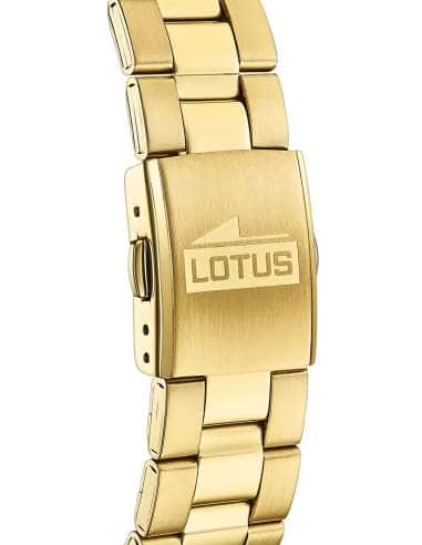 Reloj para Hombre Cronógrafo Acero Dorado - Lotus 18153/2