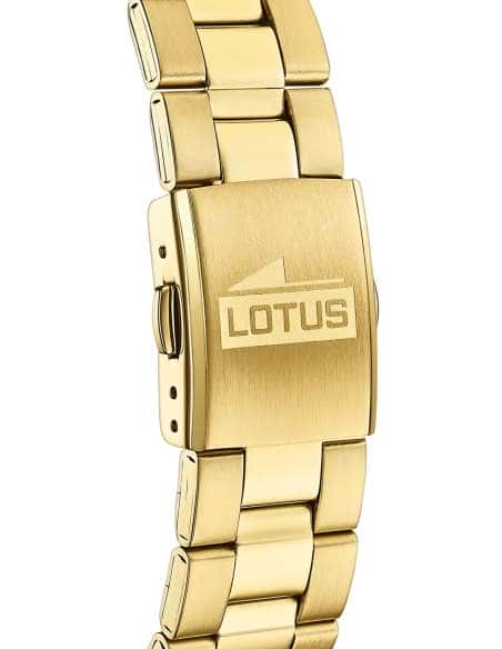 Reloj para Hombre Cronógrafo Acero Dorado - Lotus 18153/2