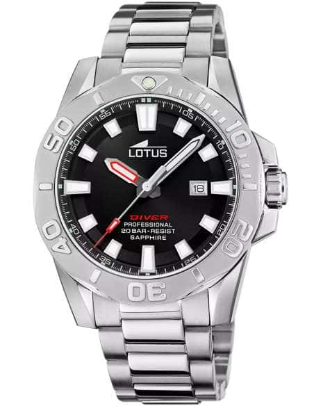 Reloj para Hombre Lotus Diver Profesional Acero 20 ATM - Lotus 18926/6