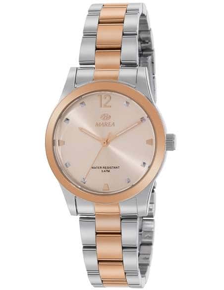 Reloj para Mujer Esfera Rose Gold y Pedrería - Marea B41331/5