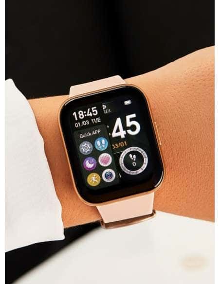 Reloj Unisex Smartwatch Correa Rosa y Pantalla Personalizable - Marea B57013/3