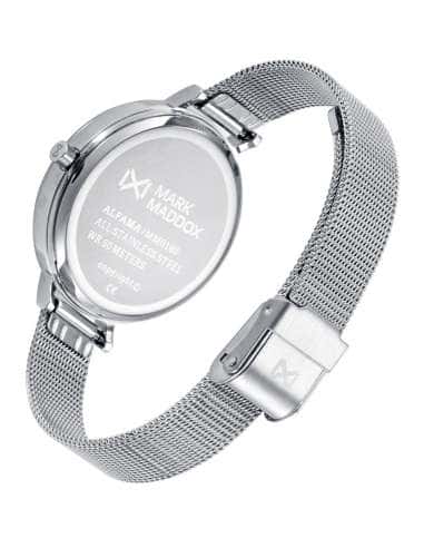 Reloj para Mujer Esfera Verde con Correa de Malla de Acero Inoxidable - Mark maddox MM0140-66