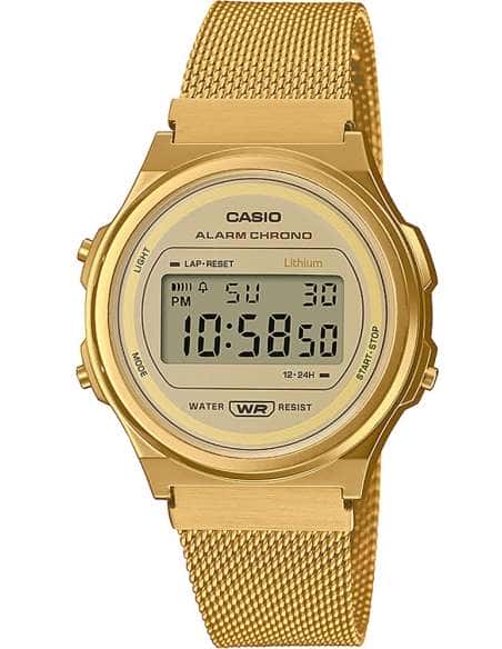 Reloj Unisex Dorado Dorada Suave - Casio A171WEMG-9AEF