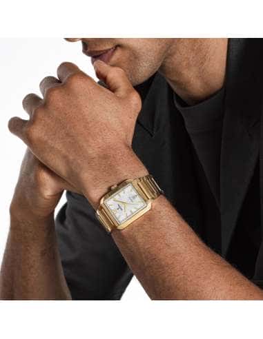 Reloj para Hombre  Acero Dorado Rectangular con Calendario - Festina  F20678/2
