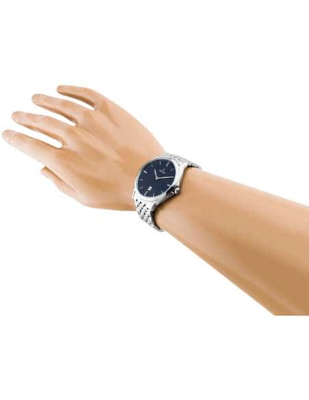Reloj para Hombre Festina Clásico Acero con Esfera Azul y Calendario