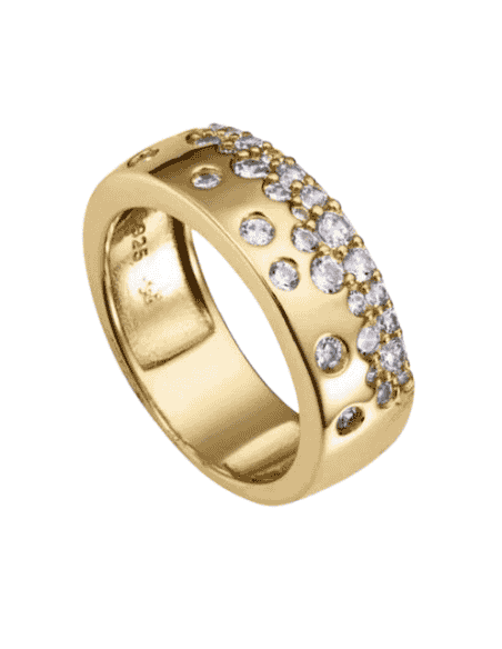Anillo para Mujer de plata con baño de oro y circonitas - Viceroy 2320A012-30