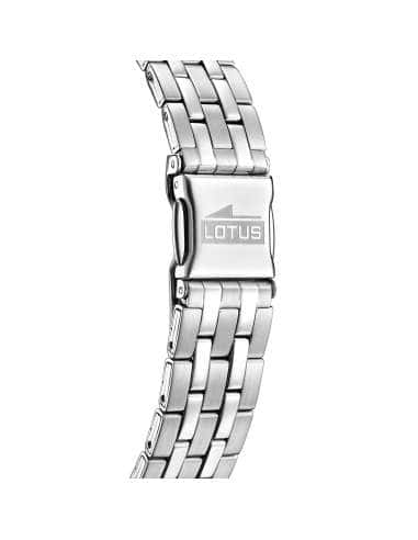 Reloj para Mujer de Acero Inoxidable con Esfera Nácar Rectangular Clásica - Lotus 18985/1