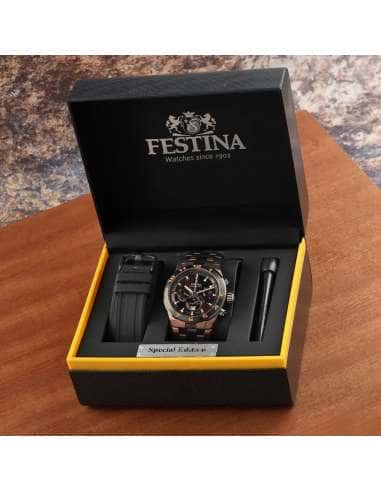 Reloj para Hombre Chrono Bike Marrón Acero - Festina F20708/1
