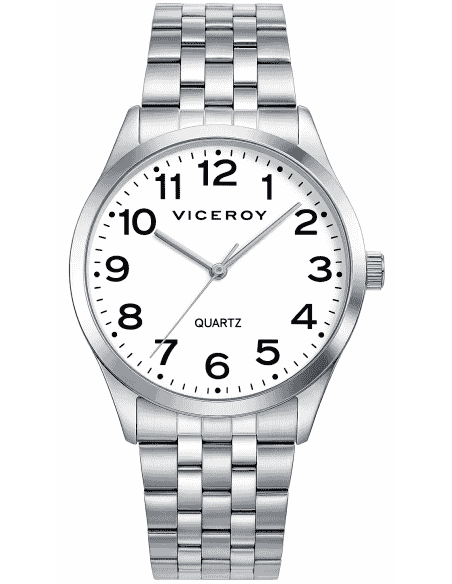 Reloj para Hombre Esfera Blanca y Números Negros - Viceroy 42231-04