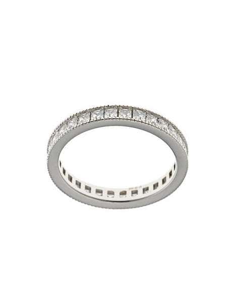 Anillo para Mujer de plata tipo alianza con circonitas - Salvatore 211S0170/18