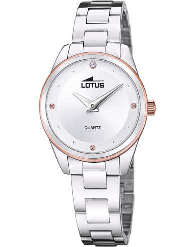 Reloj para Mujer  Bisel Gold Rosé y Esfera Nacarada - Lotus 18795/1