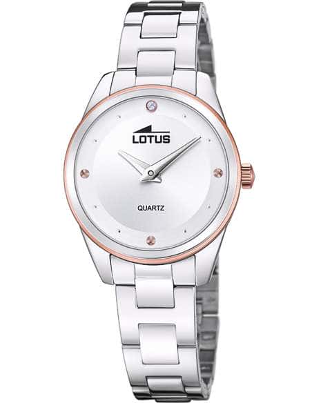 Reloj para Mujer  Bisel Gold Rosé y Esfera Nacarada - Lotus 18795/1