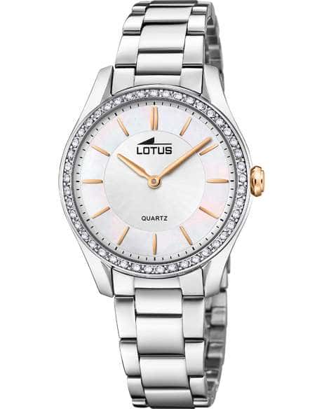 Reloj para Mujer Esfera Madreperla  y Detalles en Gold Rosé - Lotus 18796/4