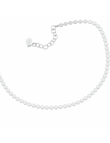Tobillera para Mujer  Plata de Primera Ley Diseño Discos - Plata 925