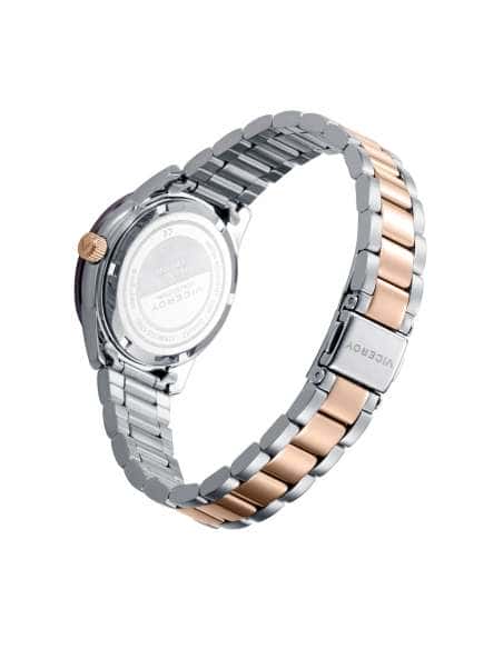 Reloj para Mujer Ceramic y Acero Bicolor con Bisel Marrón y Calendario - Viceroy 401246-17
