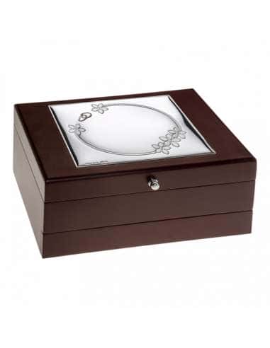 Joyero con Alianzas para Boda - Global Argenti GA2049A