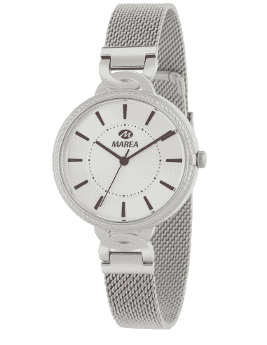 Reloj para Mujer Malla Milanesa de Acero con Esfera Plateada  - Marea B54258/3