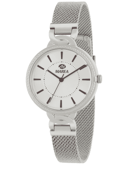 Reloj para Mujer Malla Milanesa de Acero con Esfera Plateada  - Marea B54258/3