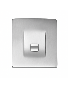 Colgante para Mujer de plata con forma rectangular mate y brillo - Plata 925