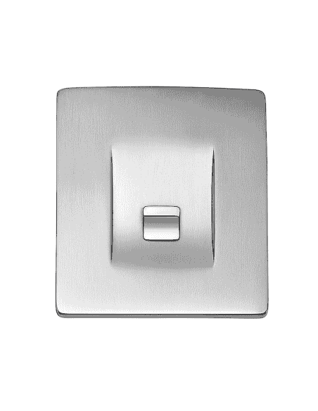 Colgante para Mujer de plata con forma rectangular mate y brillo - Plata 925