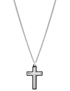 Collar Para Hombre de Acero con cruz - Viceroy 75330C01000