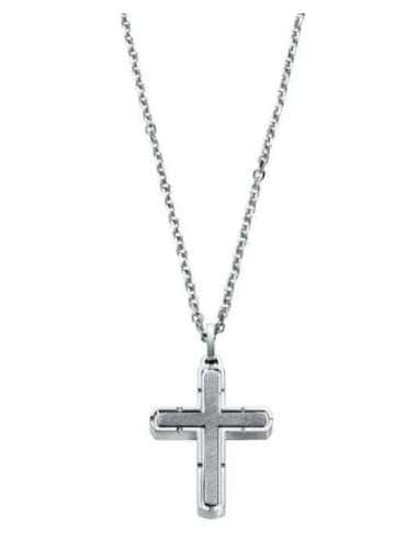 Collar para Hombre de Acero cruz bicolor - Viceroy 15002C01000