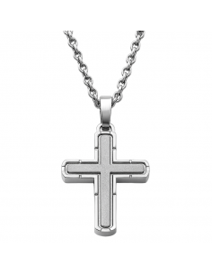 Colgante de Hombre cruz en acero bicolor - Viceroy 15002C01000